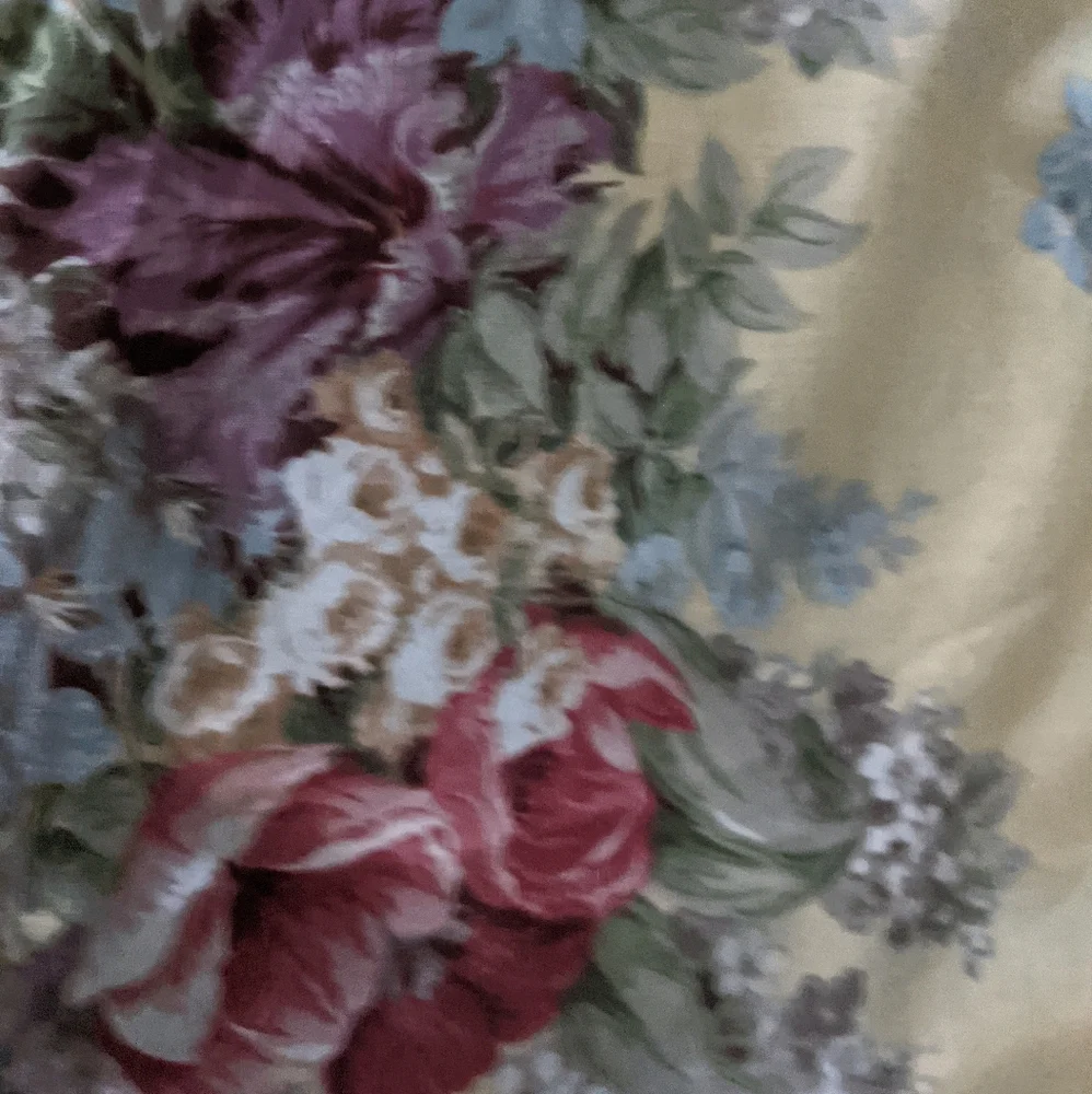 Vintage Gloria Vanderbilt Cottage Rose Twin Bedding